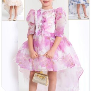 فستان بناتي تركي راقي ومميز للأعياد والحفلات